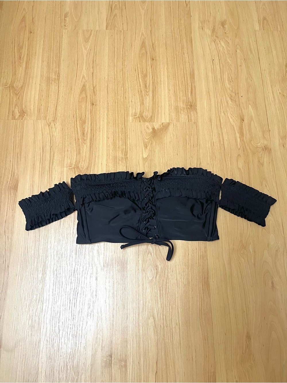 Black Bikini Swim Top